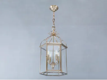LATERNA VI - Brass pendant lamp by Patinas Lighting - view 2